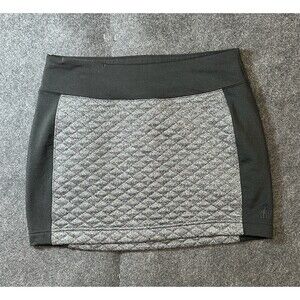 Smartwool Skirt Womens Size S Gray Diamond Quilted Mini Pull-On Outdoor